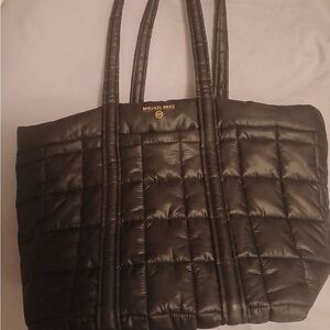 Michael Kors Black Quilted Tote